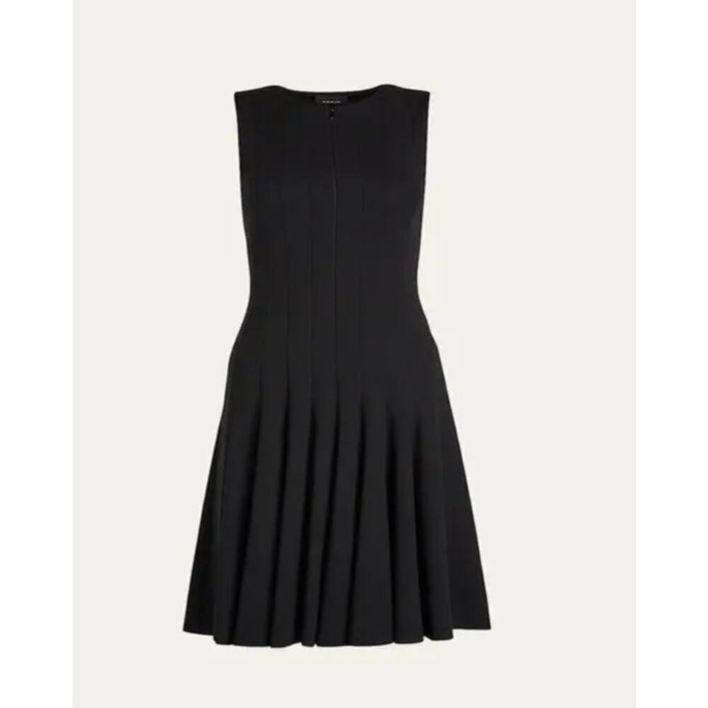Akris Black Sleeveless Mini Dress Size 10 Pre-owned - FREE SHIPPING